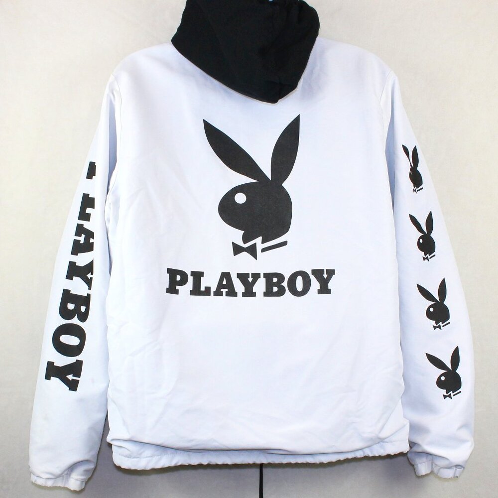 Playboy Large Logo Windbreaker Jacket Mens XL